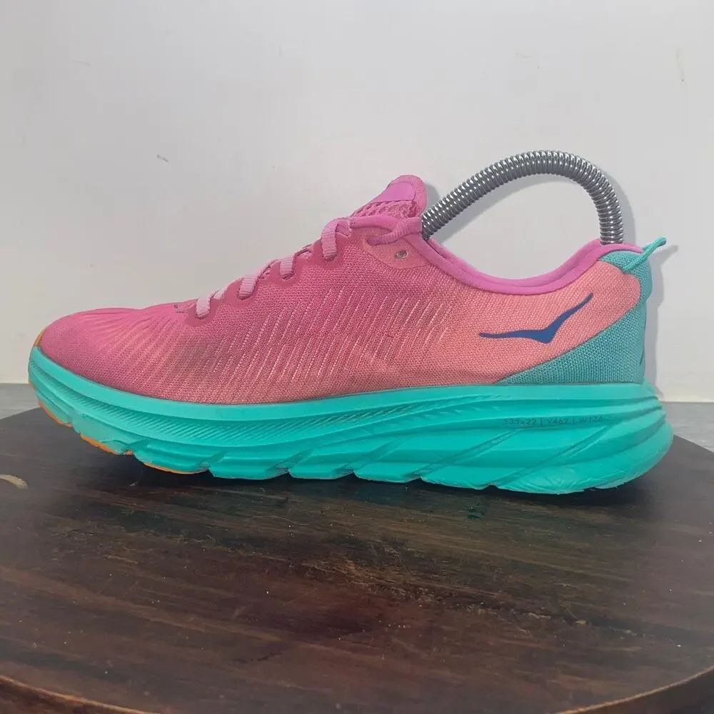 Hoka One One Womens Rincon 3 1119396 PPAT Pink Athletic Running Shoes Size 6.5 B